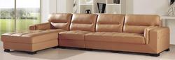 Leather Sofa with Lounge