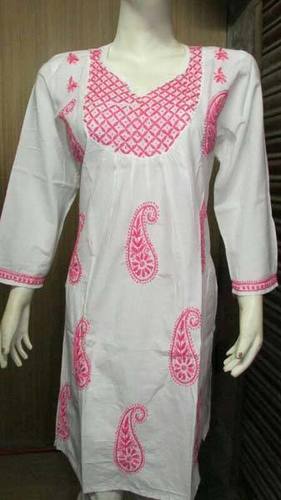 Designer Chikankari Ladies Kurties