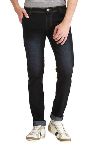 Quick Dry London Looks Slim Fit Black Jeans