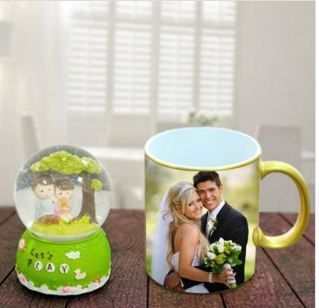 Attractive Pair With Mug