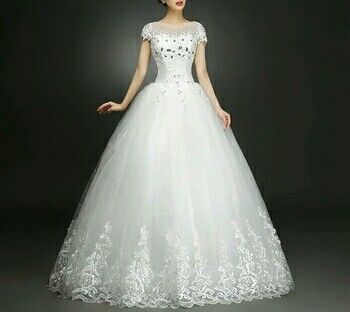 white gown with price