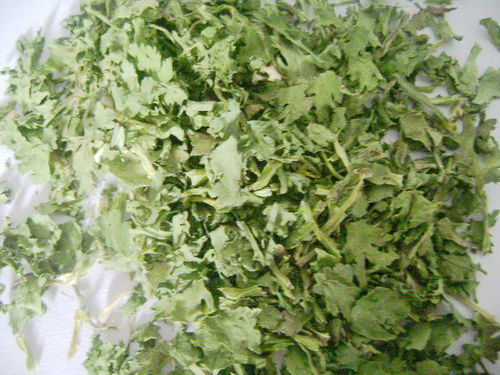 Dehydrated Coriander Leaves