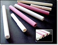 Golden High Alumina Ceramic Tube