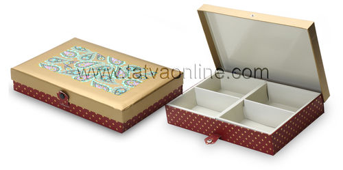 Fancy Dry Fruit And Mithai Box