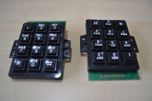 3 Into 4 Matric Keypad With Alphabetic Keypads