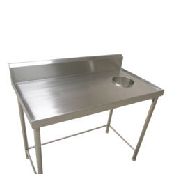 Dish Landing Table With Chute 