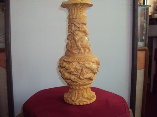 Wooden Flower Pot