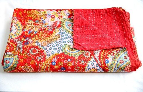 Hand Stitched Kantha Blanket