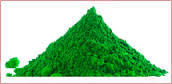 Green Color Powder