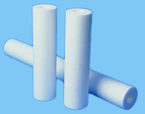 PP Spun Filter Cartridge - Thermally Bonded Polypropylene, Graded Density Design for High Particle Removal Efficiency - Superior Chemical Compatibility, Low Pressure Drop, Enhanced Contaminant Holding Capacity, Available in Standard and Jumbo Sizes