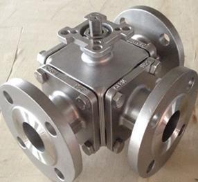 3way Forged Stainless Steel Ball Valve With Flanged Connection