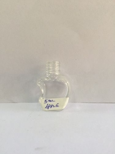 Apple Shape Clear Glass Bottle 5ml