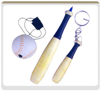 Baseball Key Rings