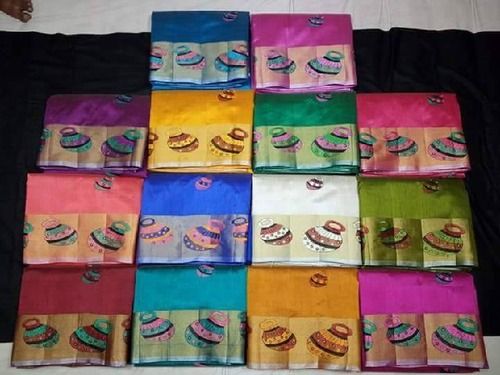 Silk Saree And Silk Dhoties