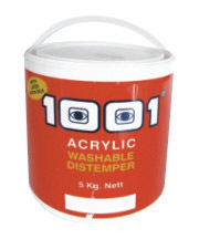 Acrylic Washable Distemper - 1001 Soft Butter Consistency | Eco-Friendly, Smooth Matt Finish, Odour Free, Ideal for Interior Decoration