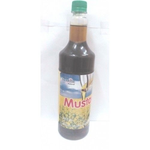 Organic Mustard Oil - Cold-Pressed, Nutrient-Rich Oil for Heart Health, Anti-Carcinogenic Properties