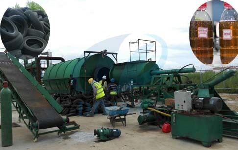 Small Capacity Used Tyre Pyrolysis Plant
