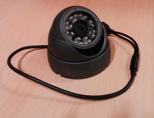 Cctv Dome Camera Ir 24 Leds Grey Metal Body 1/4 Inch Ahd