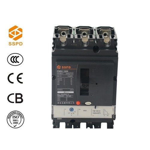 Black Protection Switch Module Case Type Circuit Breaker