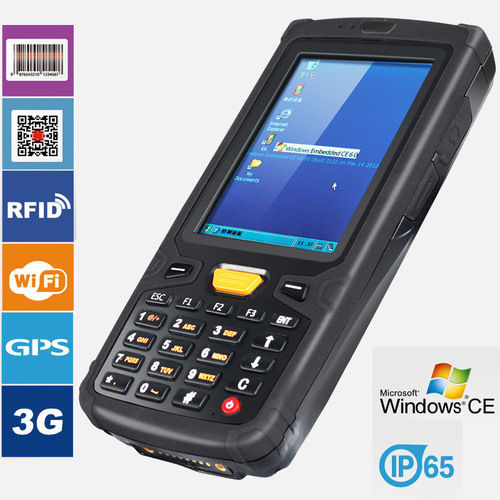 Black Windows Ce Nfc Rfid 1D 2D Barcode Scanner Pda Terminal