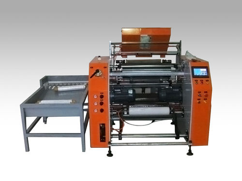 5 Shafts Auto Exchanging Roller Cling Film Rewinding Machine