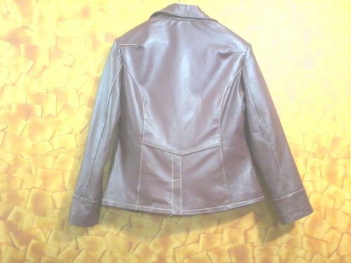 Classic Black Lady Leather Jacket