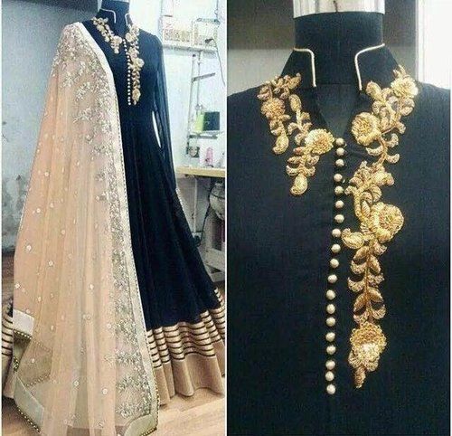 Designer Black Anarkali Suit