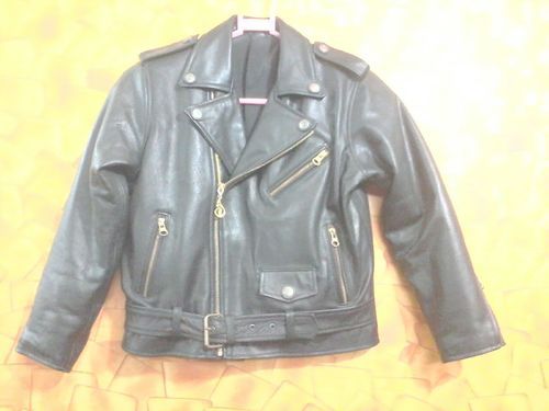 Lady Black Leather Jacket