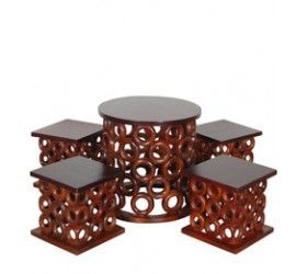 Round Coffee Table Set