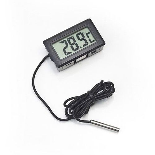 Digital Mini LCD Thermometer with Probe for Fridge