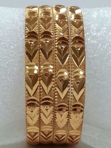Brass Diamond Cut Bangles