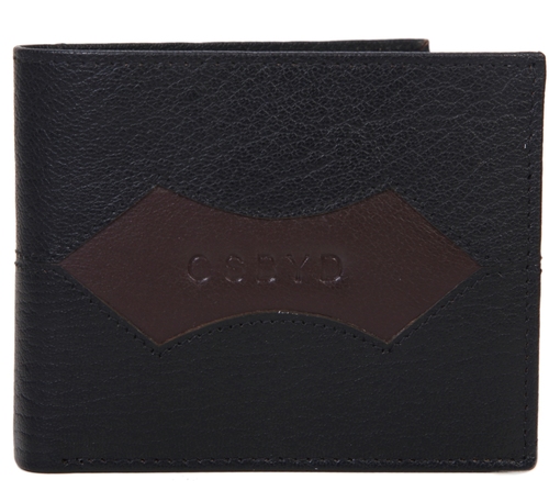 Black Genuine Leather Wallet (Osbyd Curve)
