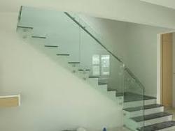 Glass Stainless Steel Stair Railing