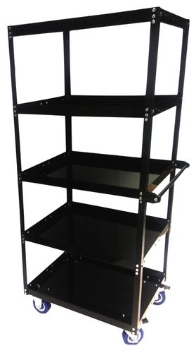 5 Shelf Movable Metal Rack