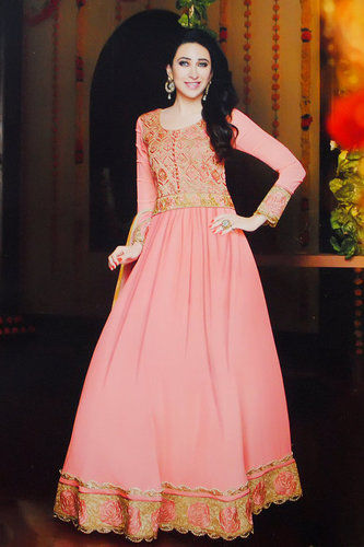 Semi Stitched Anarkali Suits