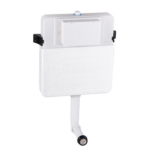 White Slim Concealed Cistern For Sitting Toilet 95Mm Thickness Tank