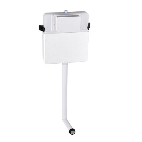 White Slim Concealed Cistern For Squatting Toilet