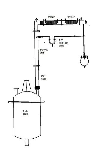 Glass Distillation Assembly