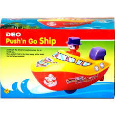 Push and Go Ship Toy