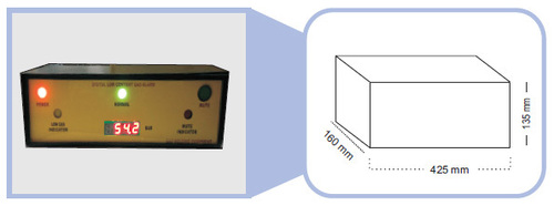 Digital Low Gas Content Alarm - High Stability & Reliability , Mute Indicator With Digital Pressure Indication And Easy Installation