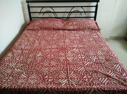 Applique Cut Work Bed Covers
