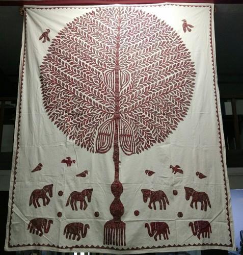 Bed Cover Applique Tree Of Life