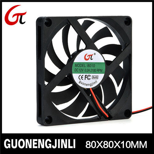 Dc Cooling Fan With High Speed For Manicure Lamp (12v 8010)