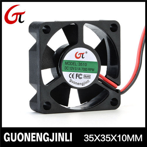 Green Axial Cooling Fan with fireproof for Intelligent PTZ heat (12v 3510)