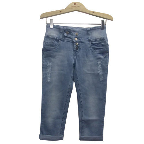 Ladies Denim Pant Short