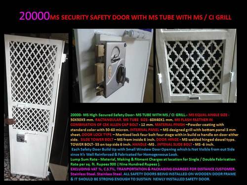 Metal Safety Door Application: Construction