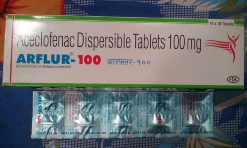 Arflur 100 Aceclofenac Dispersible Tablets
