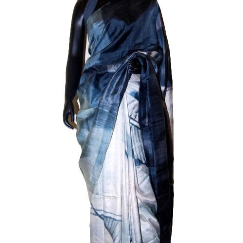 Ladies Digital Print Saree - Ombre-Dyed Skin Sensitive Fabric | Ultra Stylish Design, Gleaming Shine, Wrinkle Resistance