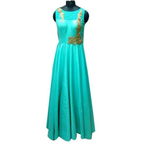 Rajwadi Silk Ladies Gown