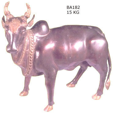 Brass Cow Sculpture